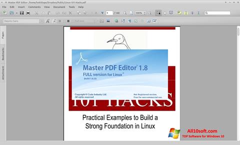 Capture d'écran Master PDF Editor pour Windows 10
