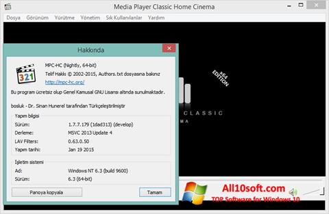 Capture d'écran K-Lite Codec Pack pour Windows 10