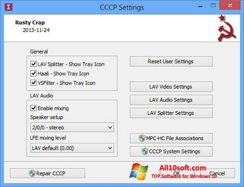 Capture d'écran Combined Community Codec Pack pour Windows 10