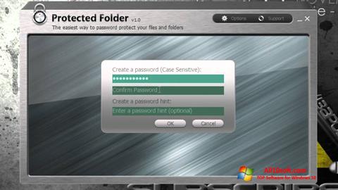 Capture d'écran Protected Folder pour Windows 10