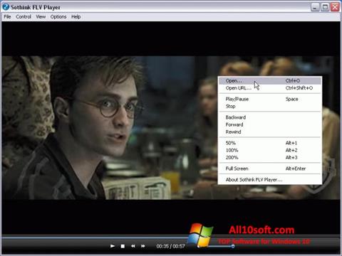 Capture d'écran FLV Player pour Windows 10