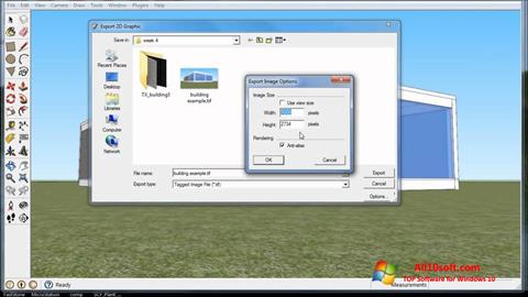 Capture d'écran SketchUp pour Windows 10