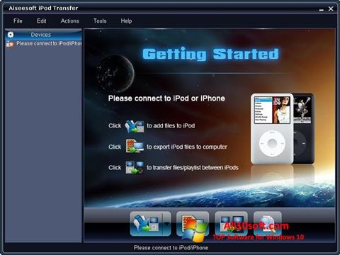 Capture d'écran iPhone PC Suite pour Windows 10