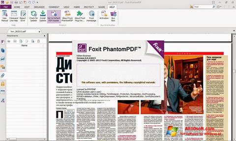Capture d'écran Foxit Phantom pour Windows 10
