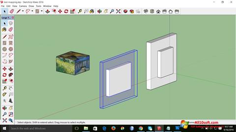 Capture d'écran SketchUp Make pour Windows 10