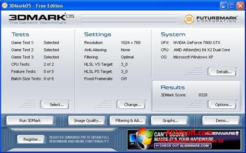Capture d'écran 3DMark pour Windows 10
