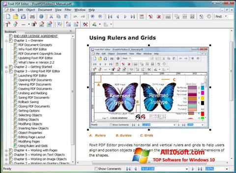 Capture d'écran Foxit PDF Editor pour Windows 10