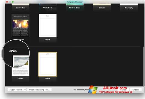 Capture d'écran iBooks pour Windows 10