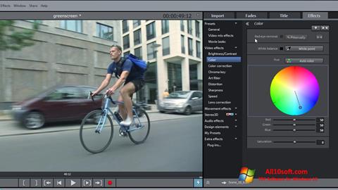 Capture d'écran MAGIX Movie Edit Pro pour Windows 10
