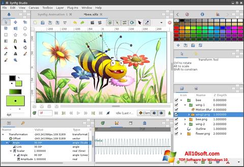 Capture d'écran Synfig Studio pour Windows 10
