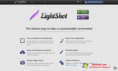Capture d'écran LightShot pour Windows 10