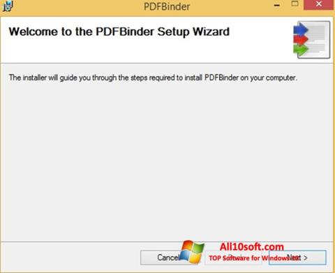 Capture d'écran PDFBinder pour Windows 10