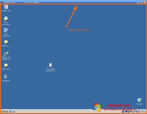 Capture d'écran Radmin pour Windows 10