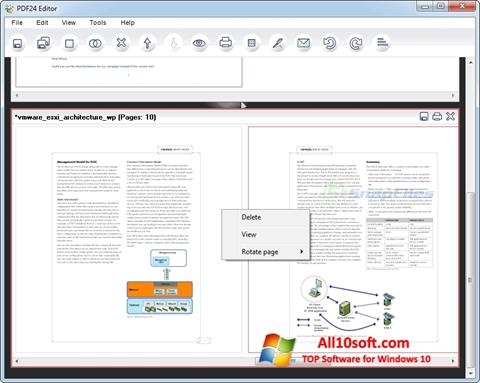 Capture d'écran PDF24 Creator pour Windows 10