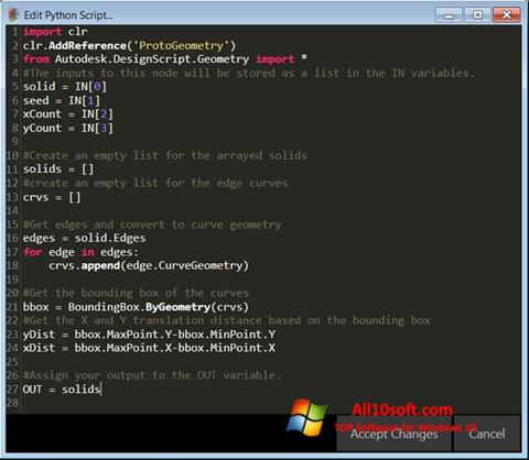 Capture d'écran Python pour Windows 10