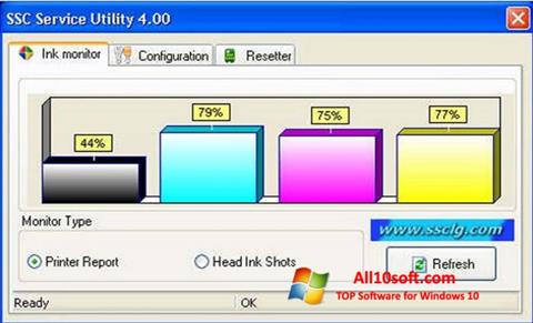 Capture d'écran SSC Service Utility pour Windows 10