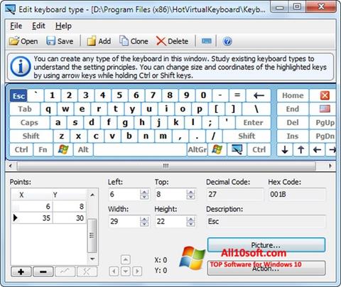 Capture d'écran Virtual Keyboard pour Windows 10