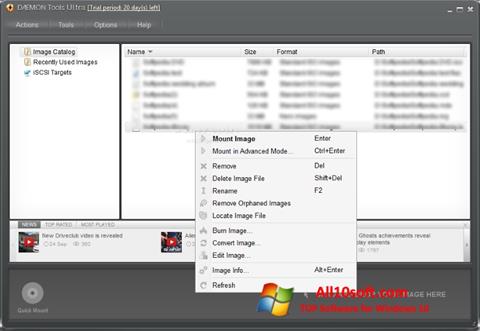 Capture d'écran DAEMON Tools Ultra pour Windows 10
