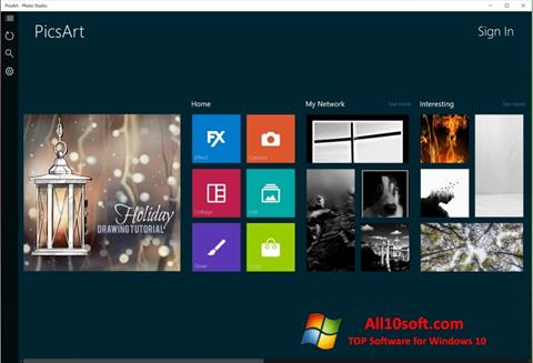 Capture d'écran PicsArt pour Windows 10