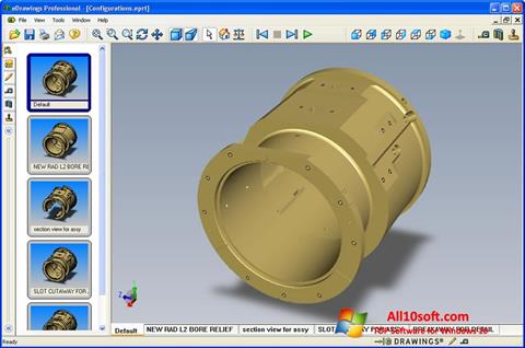 Capture d'écran SolidWorks Viewer pour Windows 10