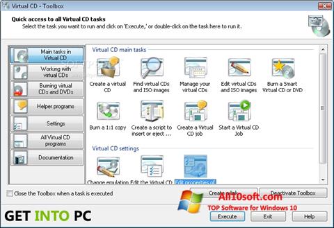 Capture d'écran Virtual CD pour Windows 10