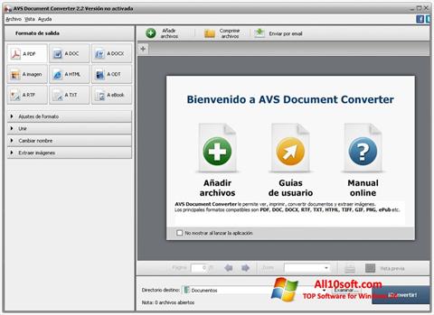 Capture d'écran AVS Document Converter pour Windows 10
