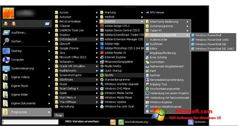 Capture d'écran Start Menu X pour Windows 10