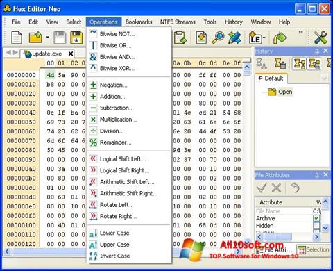 Capture d'écran Hex Editor Neo pour Windows 10