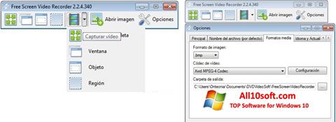 Capture d'écran Free Screen Video Recorder pour Windows 10