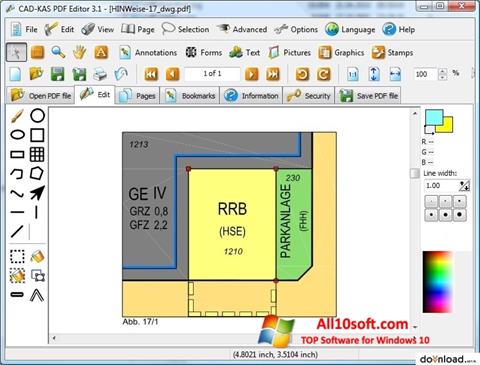 Capture d'écran PDF Reader pour Windows 10
