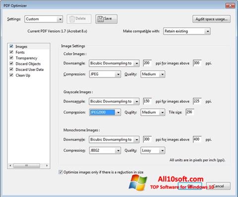 Capture d'écran Adobe Acrobat Pro DC pour Windows 10