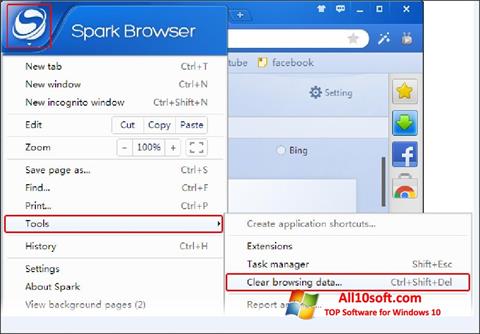 Capture d'écran Spark pour Windows 10