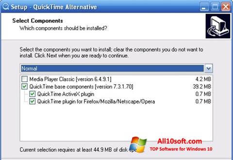 Capture d'écran QuickTime Alternative pour Windows 10