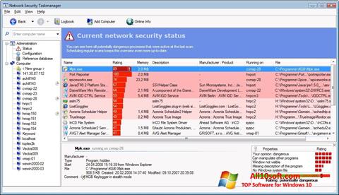 Capture d'écran Security Task Manager pour Windows 10