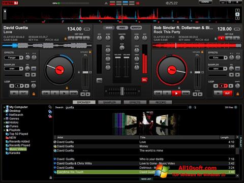 Capture d'écran Virtual DJ Pro pour Windows 10
