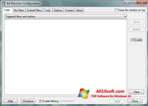 Capture d'écran Ad Muncher pour Windows 10