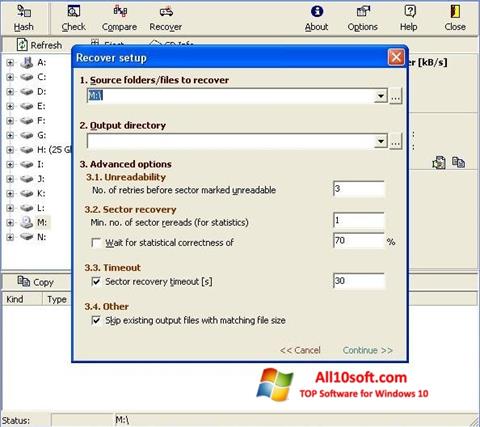 Capture d'écran CDCheck pour Windows 10