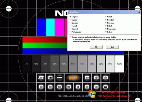 Capture d'écran Nokia Monitor Test pour Windows 10