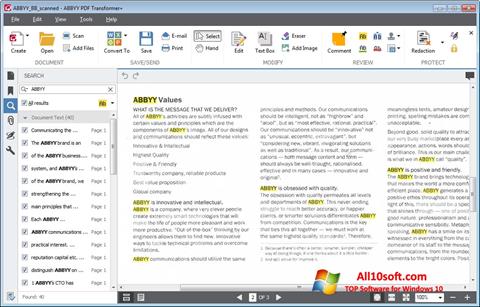 Capture d'écran ABBYY PDF Transformer pour Windows 10