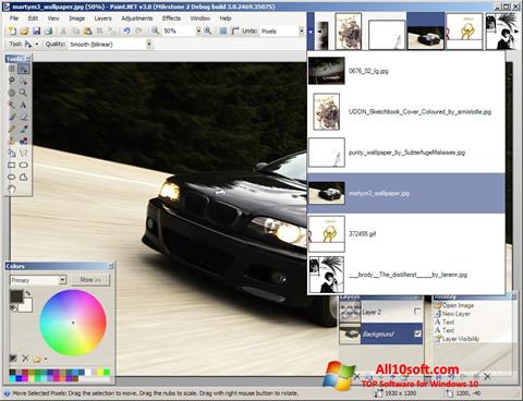 Capture d'écran Paint.NET pour Windows 10