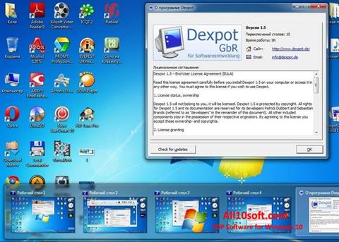 Capture d'écran Dexpot pour Windows 10