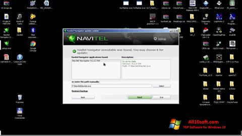 Capture d'écran Navitel Navigator Update Center pour Windows 10